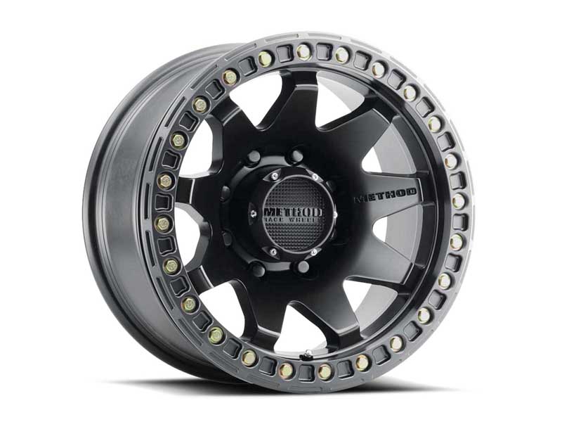 Method Race Wheels MR10879080544B 17x9 MR108 8 x 165.1 Offset -44 Lip Size 0.63 Matte Black MB