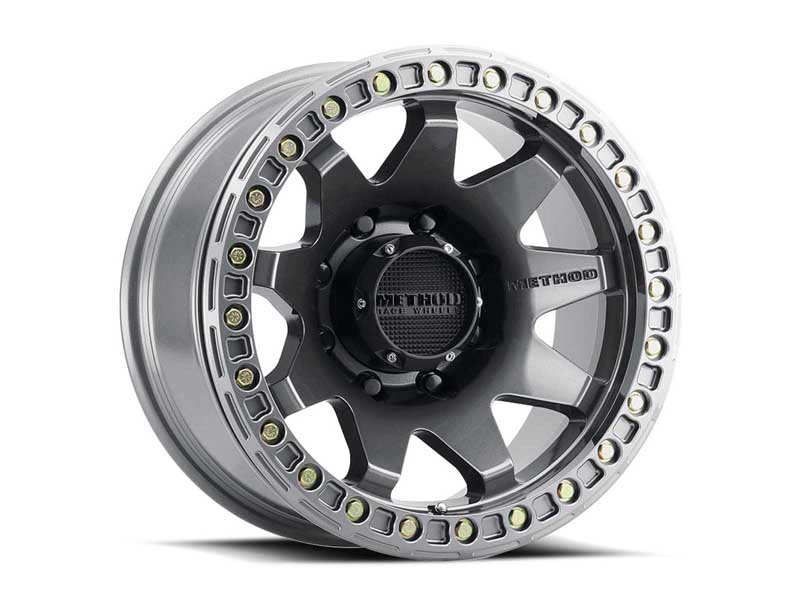 Method Race Wheels MR10879080844B 17x9 MR108 8 x 165.1 Offset -44 Lip Size 0.63 Gloss Titanium GY