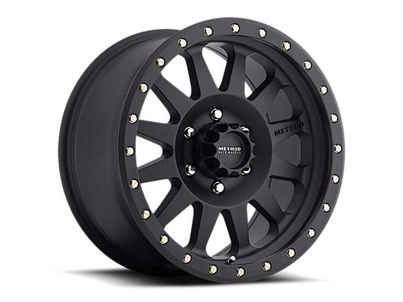 Method Wheels MR30458060524N 15x8 Double Standard MR304 6 x 139.7 Offset -24 Lip 3.5 Matte Black MB