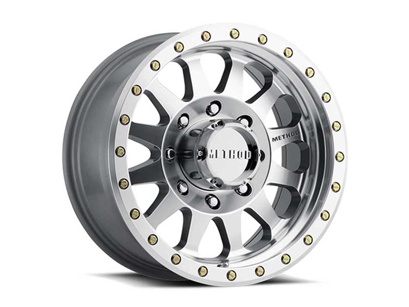 Method MR30478580300 17x8.5 Double Standard MR304 8 x 165.1 Offset 0 Lip 2.6 Machined SL Clear Coat