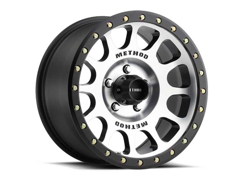 Method MR30568012300 16x8 NV MR305 5 x 114.3 Offset 0 Lip 1.57 Black BM Machined Face-Black Ring