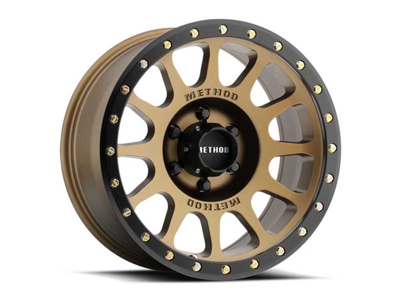 Method Wheels MR30568060900 16x8 NV MR305 6 x 139.7 Offset 0 Lip 1.57 Bronze BRZ Black Street Loc