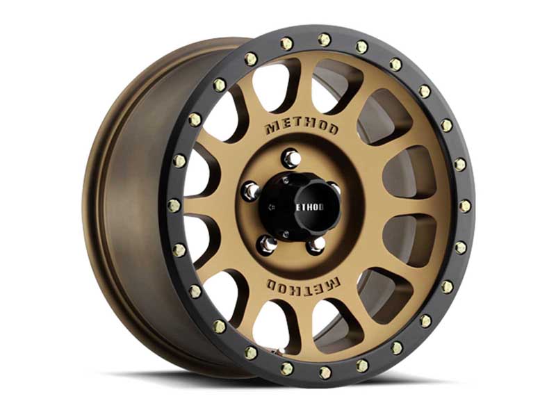 Method Wheels MR30578558925 17x8.5 NV MR305 5 x 150 Offset 25 Lip 1.18 Bronze BRZ Black Street Loc