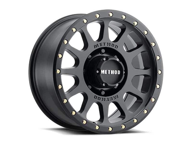 Method Race Wheels MR30589080512N 18x9 NV MR305 8 x 165.1 Offset -12 Lip Size 1.46 Matte Black MB