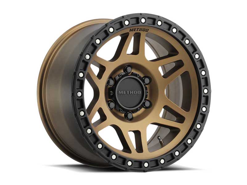 Method Race Wheels MR31278560900 17x8.5 MR312 6 x 139.7 Offset 0 Lip 0.98 Bronze BRZ Matte Black Lip