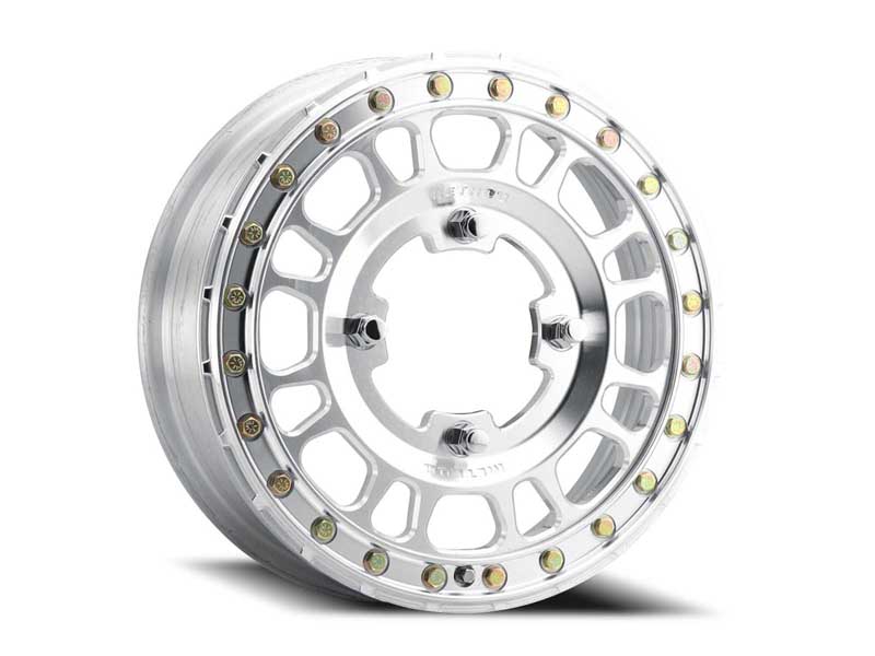 Method Wheels MR41255012343B 15x5 MR412 Beadlock UTV 5 x 114.3 Offset 43 Lip 0 Machined Raw Machined