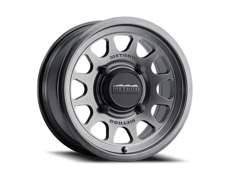 Method Race Wheels MR414470461252 14x7 MR414 Bead Grip UTV 4 x 156 Offset 38 Lip 0.79 Graphite GY