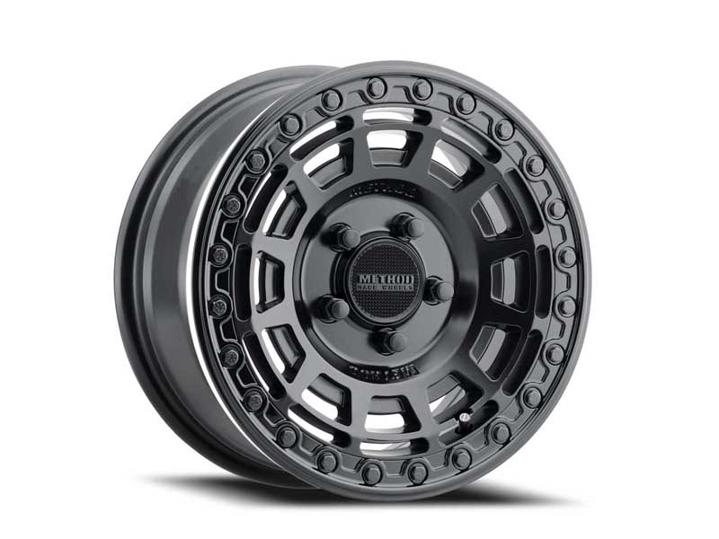 Method MR415570121052B 15x7 MR415 Beadlock UTV 5 x 114.3 Offset 38 Lip 0 Matte Black/Gloss Ring