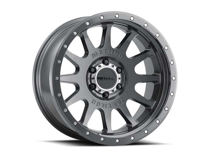Method Race Wheels MR60521016824N 20x10 NV MR605 6 x 135 Offset -24 Lip Size 2.48 Gloss Titanium GY