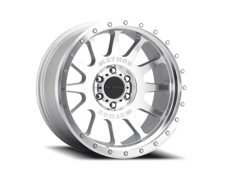 Method MR60521088324N 20x10 NV MR605 8 x 180 Offset -24 Lip 2.83 Machined Silver SL Clear Coat