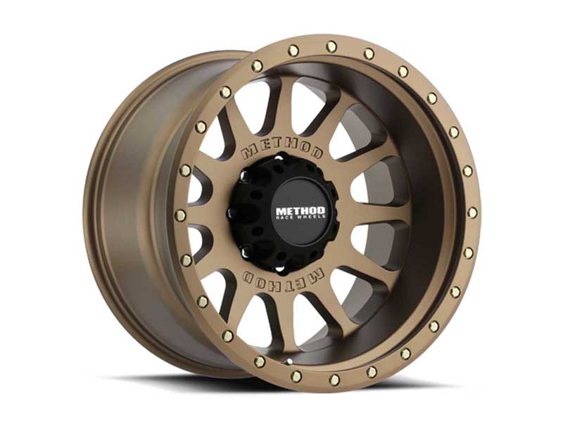 Method Race Wheels MR60521287952N 20x12 NV MR605 8 x 170 Offset -52 Lip Size 4.92 Bronze BRZ