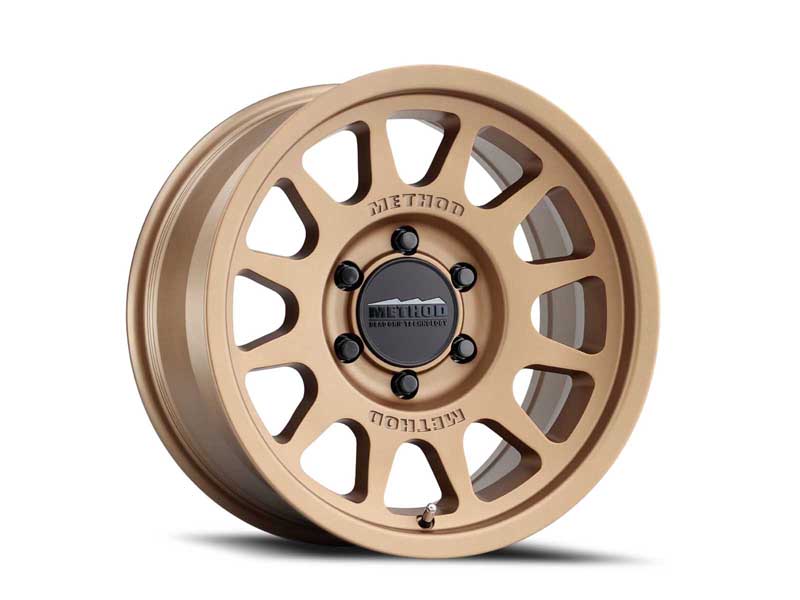 Method Race Wheels MR70377563950 17x7.5 Bead Grip MR703 6 x 130 Offset 50 Lip Size 0.87 Bronze BRZ
