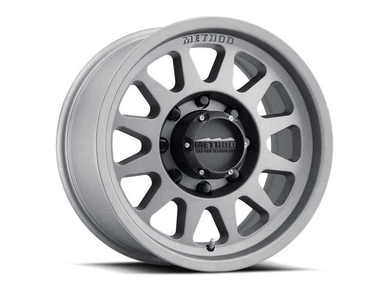 Method Race Wheels MR70479080818H 17x9 Bead Grip MR704 8 x 165.1 Offset 18 Lip Size 1.77 Titanium SL