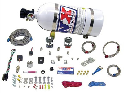 Nitrous Express 20923-10 Complete Stage-1 Nitrous Oxide System 30-50-75HP