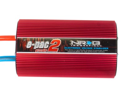 NRG Innovations EPAC-200RD EPAC Electronic Voltage Stabilizer - Red