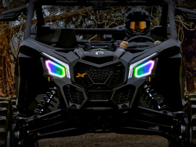 Oracle 1275-332 Dynamic RGB+W ColorSHIFT Headlight Halo Kit for 2017-2021 Can-Am Maverick X3