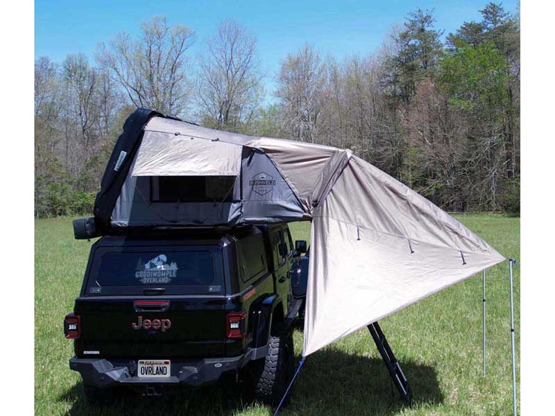 Overland Vehicle Systems 18089903 Bushveld Hard Shell Roof Top Tent Awning