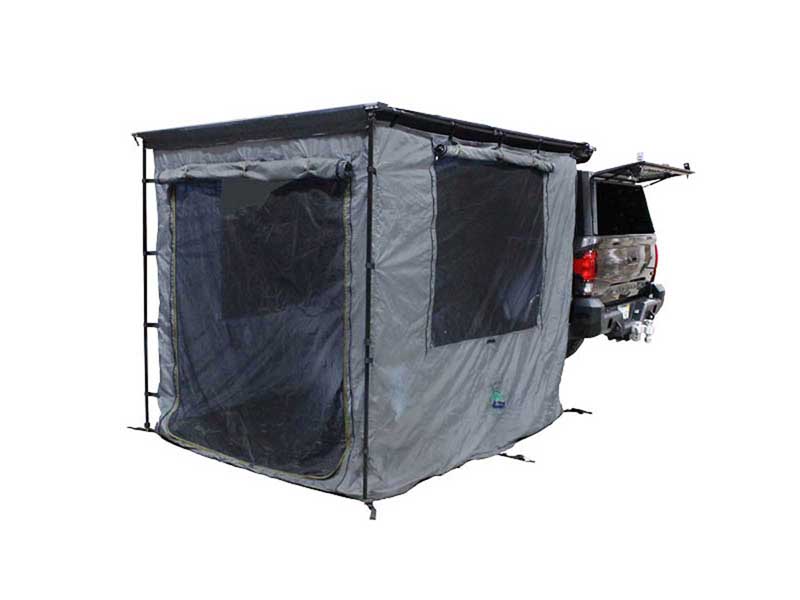 Overland 18089920 HD Nomadic 2.0 Awning Room Enclosure, Grey Body, Green Trim (4 Walls & Floor)