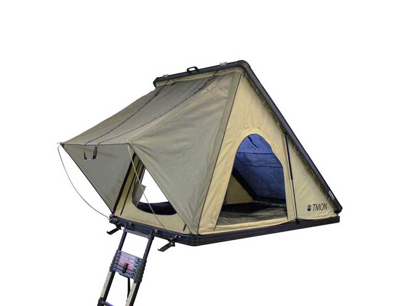 Overland Vehicle Systems 18119935 LD TMON Clamshell Aluminum Hard Shell Roof Top Tent