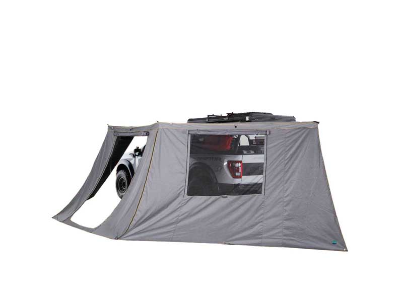 Overland Vehicle Systems 18159910 Nomadic Awning 180 Degree Side Wall with Window