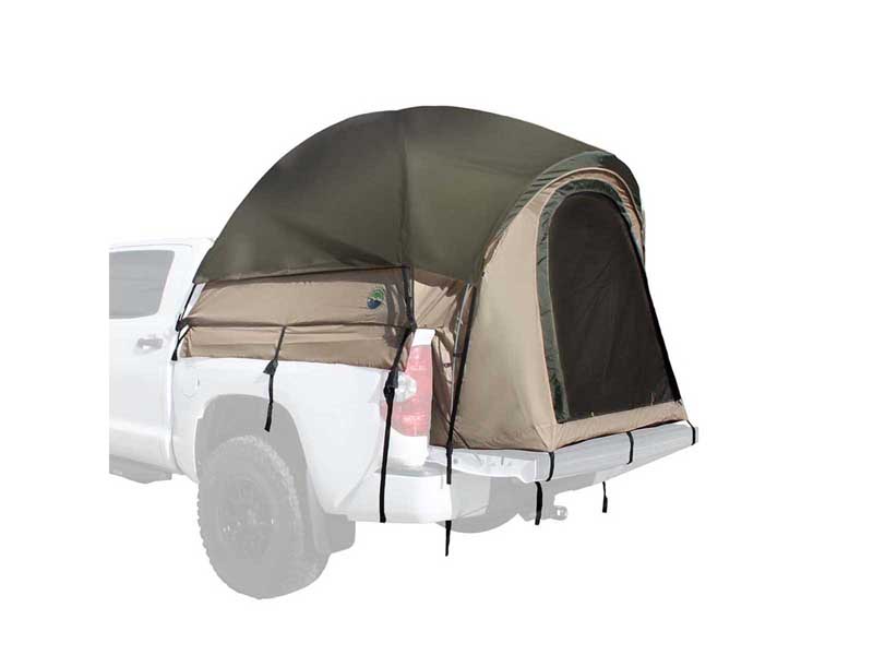 Overland Vehicle Systems 18252541 LD TACT Bed Tent Full Size 5.5-5.8-Ft, Tan Body and Green Rainfly