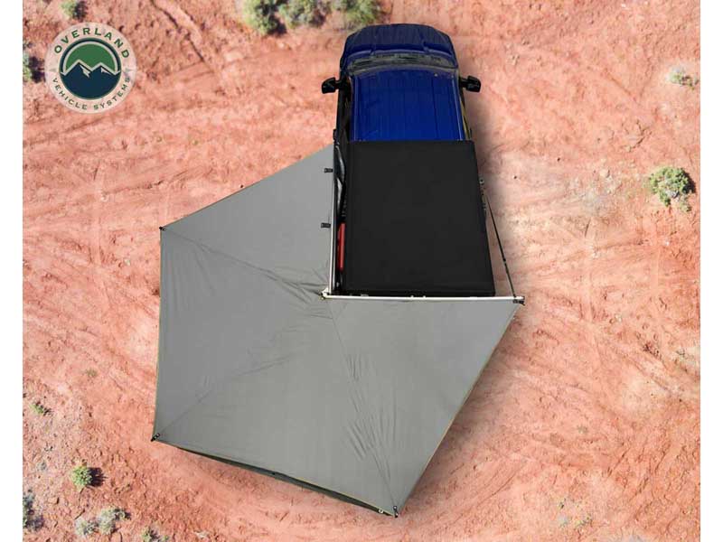 Overland Vehicle Systems 19559907 270 Degree Awning Free Standing Nomadic 270 LT Dark Gray
