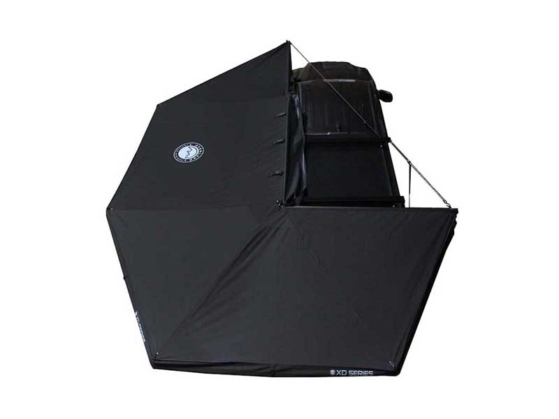 Overland 19690001 XD Nomadic 270 Awning W/Lights & Black Out , Driver Side, Black Body/Trim/Cover