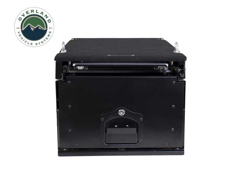 Overland Vehicle Systems 21010201 Camping Cargo Box With Slide Out Drawer & Working Station