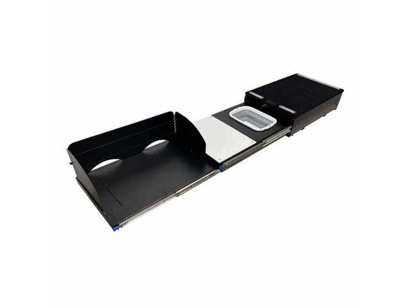 Overland 21010401 Cargo Box Kitchen With Slide Out Sink, Cooking Shelve & Slide Out Work Station