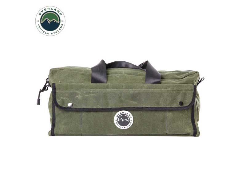 Overland Vehicle Systems 21169941 Organize With Wax Canvas Small Duffle Bag