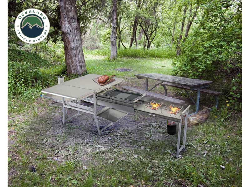 Overland Vehicle Systems 30100001 Cook With Portable Komodo Camp Kitchen
