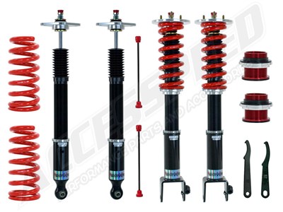Pedders PED-161005 Extreme Xa Front & Rear Coilover Kit for 2015-up LX 392 SRT ScatPack T/A Daytona