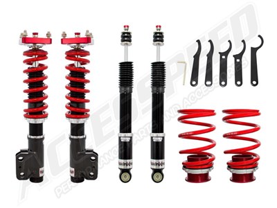 Pedders PED-162366 Extreme Xa Front & Rear Coilover Plus Kit W/Camber Plates for 1994-2004 Mustang