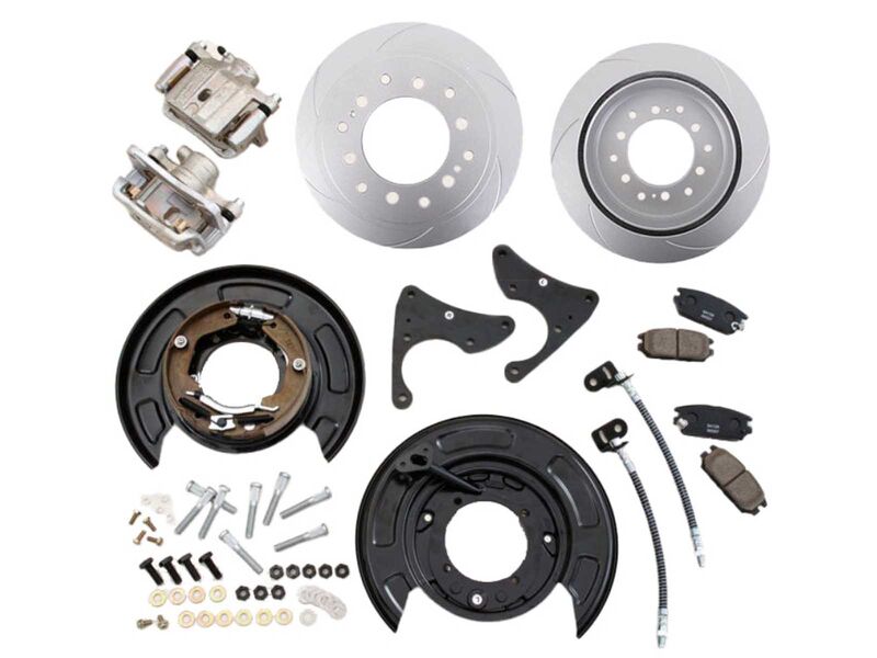 Pedders PED-PBCK006 Rear Big Brake Conversion Kit for 2005-2020 Toyota Tacoma 6-Lug