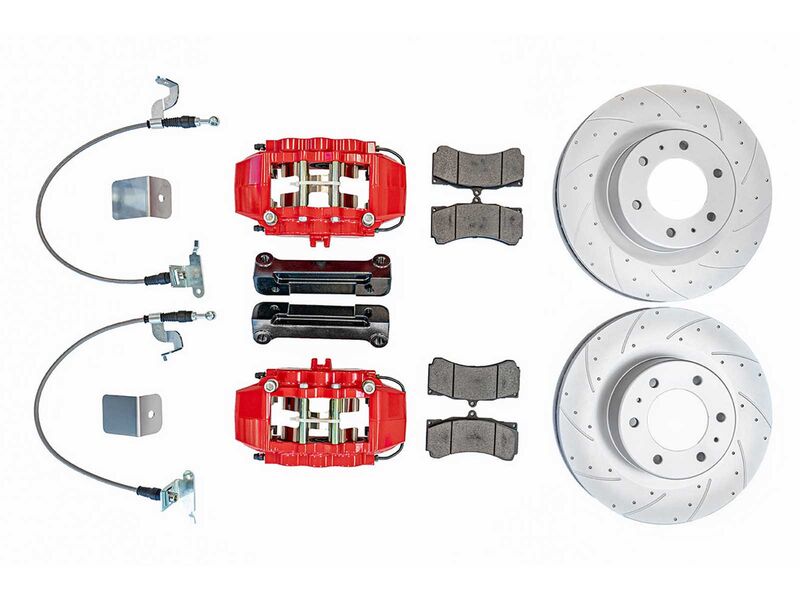 Pedders PED-PEBK05 TrakRyder eXtreme Front Brake Kit for 2019-up Ford Ranger