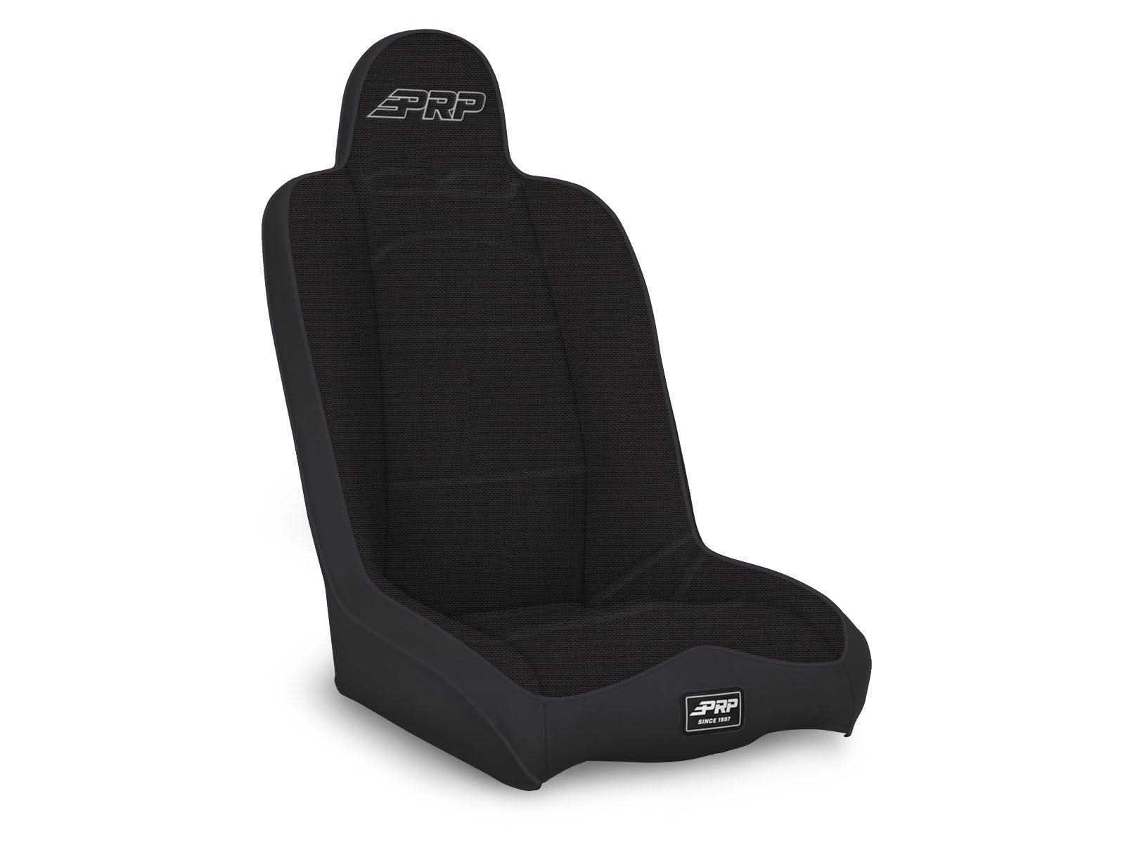 PRP Seats A140110-50-207 Daily Driver High Back Suspension Seat Black and Orange Tweed