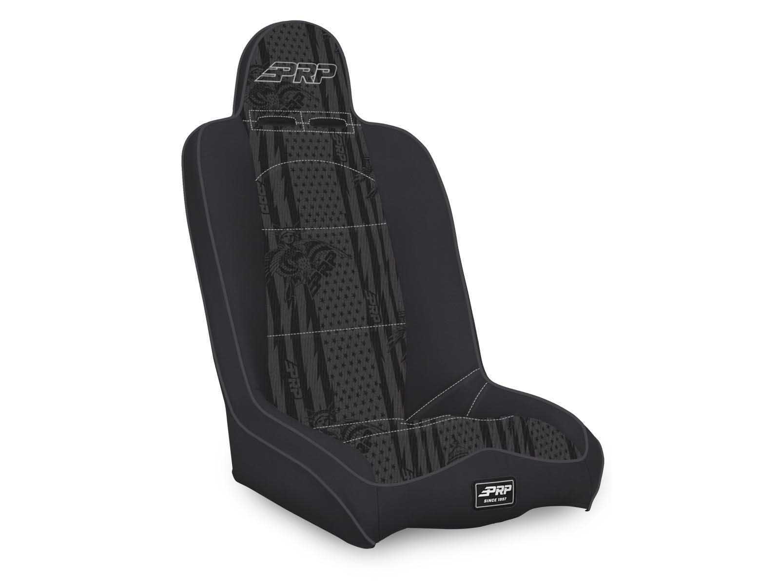 PRP Seats A140110-50 Daily Driver High Back Suspension Seat All Black