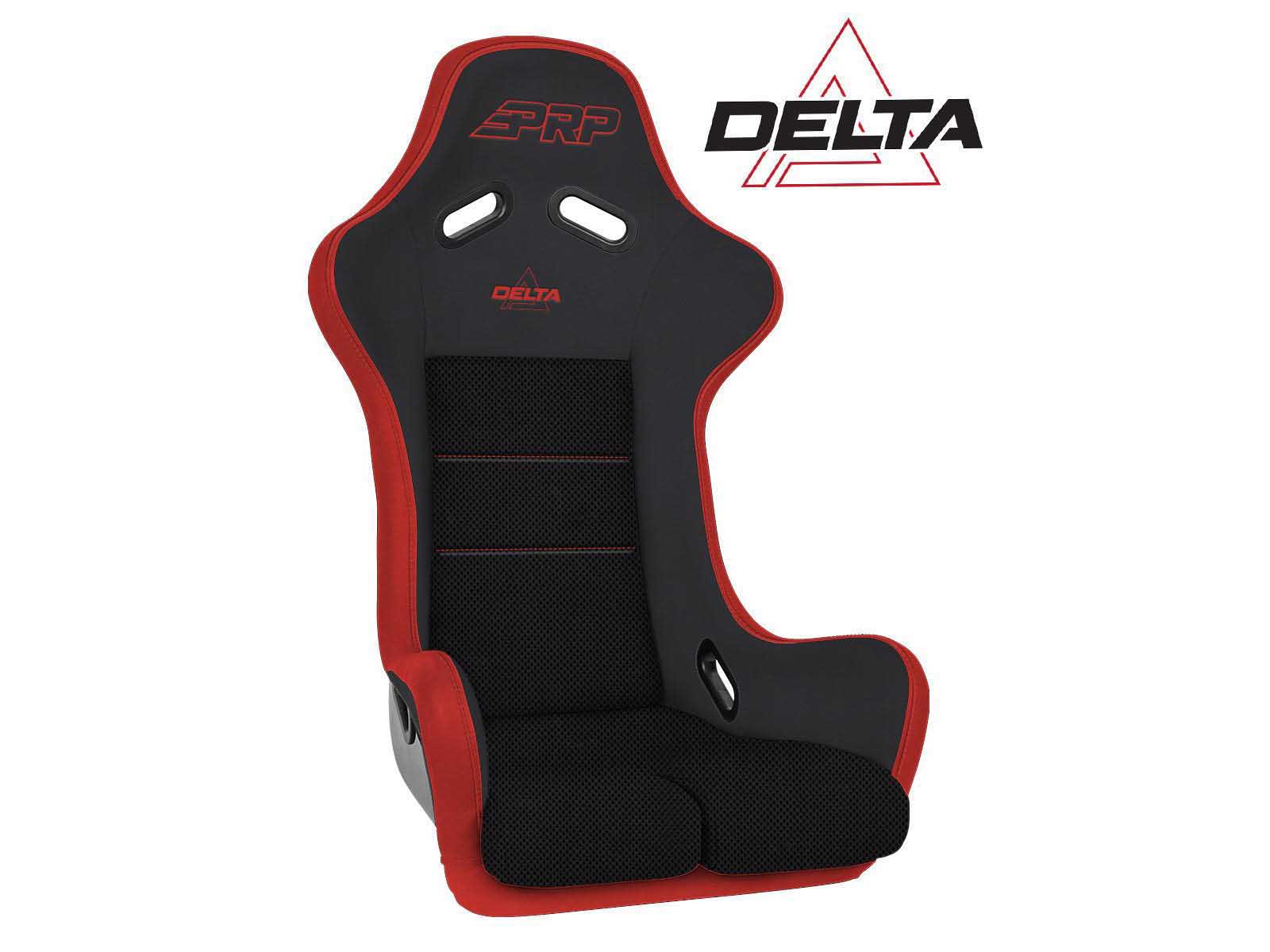 PRP Seats A37F-237 Delta Composite Seat Black and Red