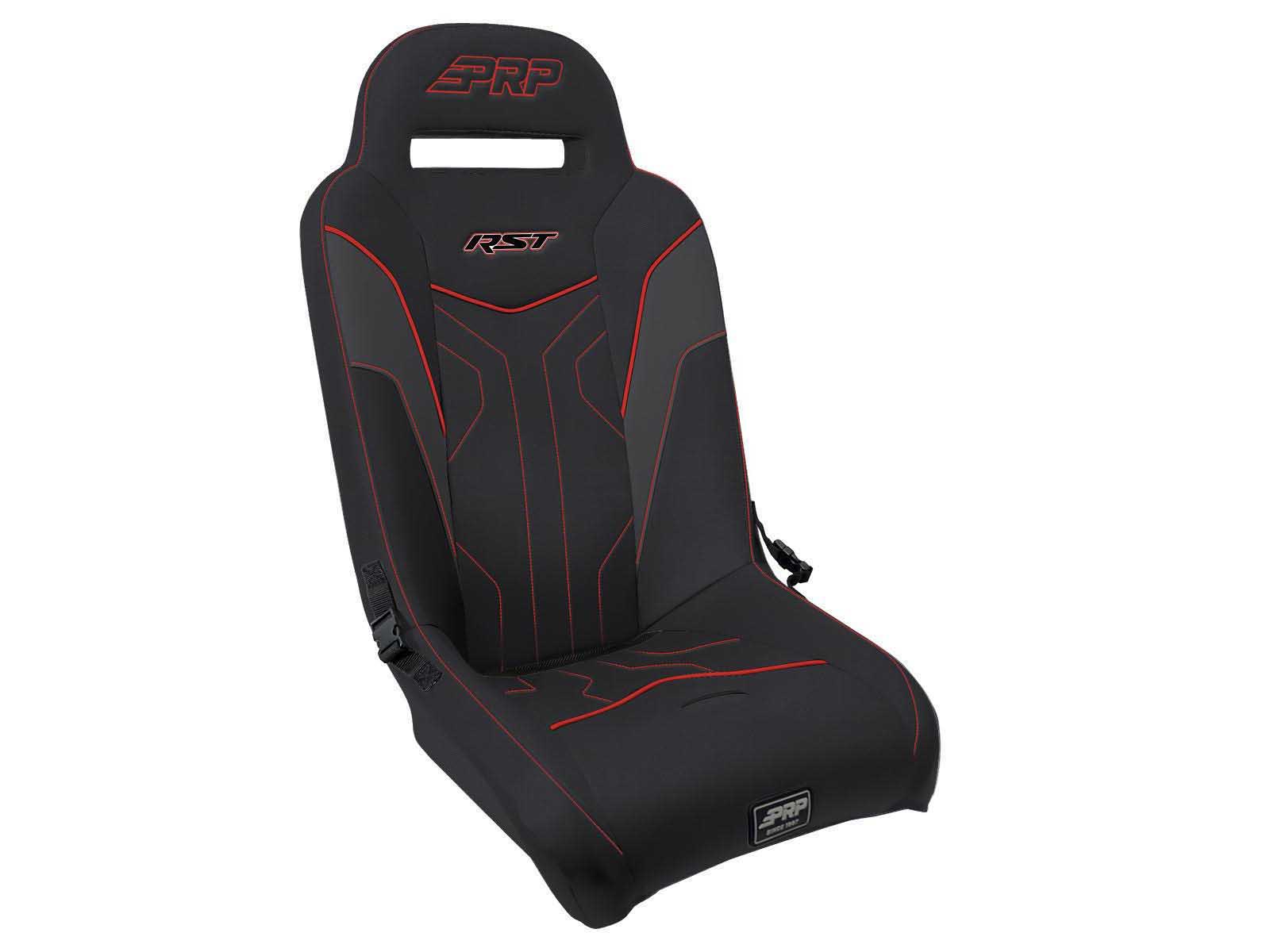 PRP Seats A4101-PORXP-204 RST Suspension Seat, Black & Red