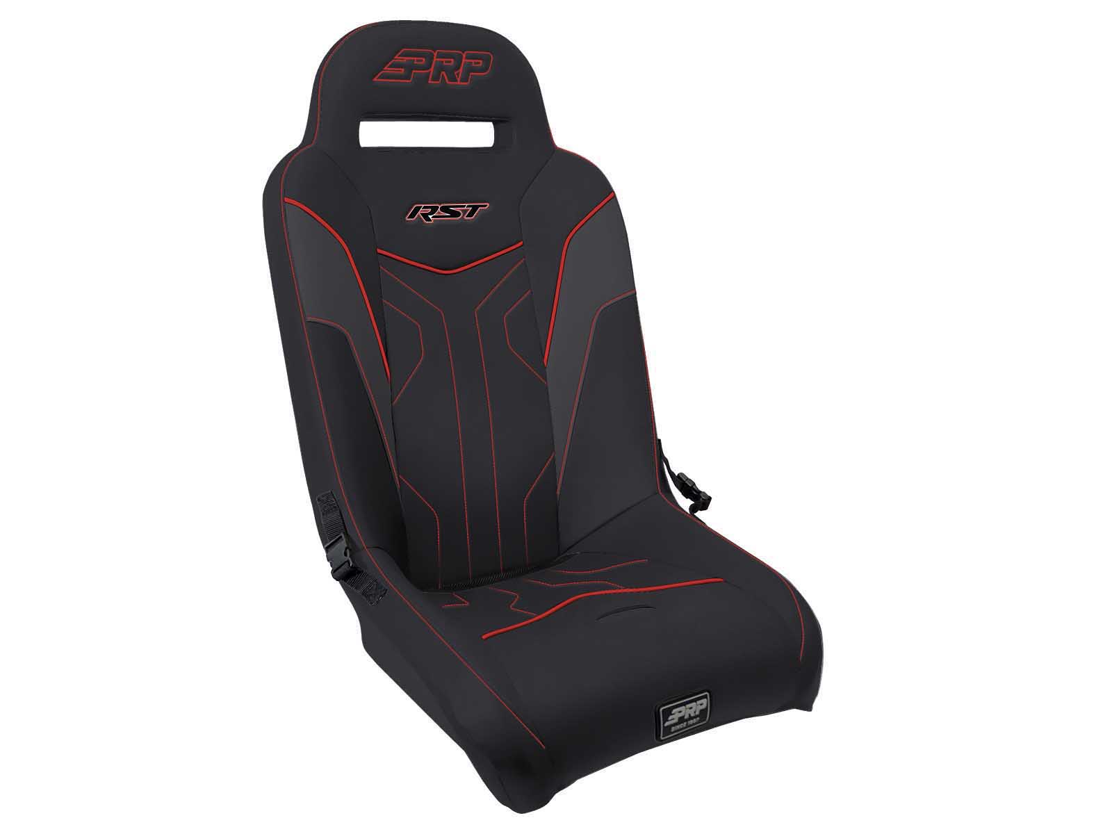 PRP Seats A4108-237 RST Rear Suspension Seat Black and Red