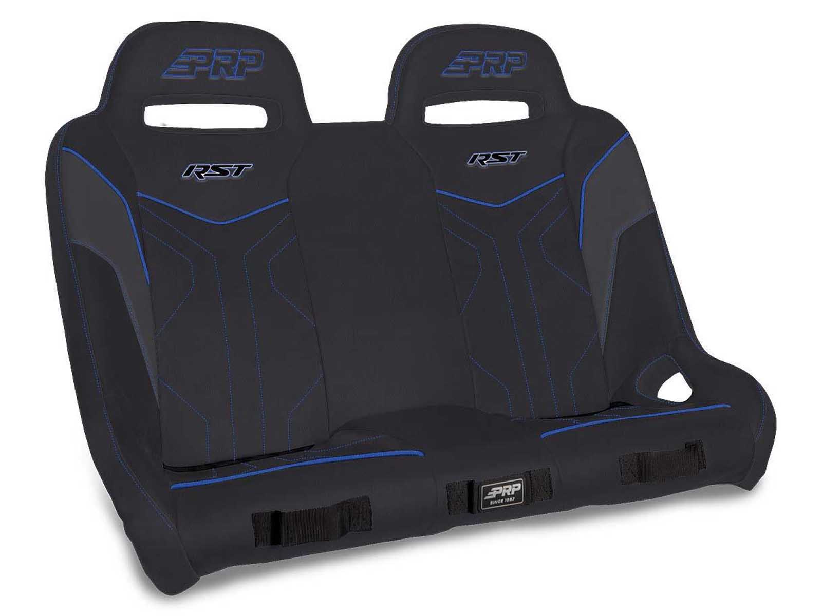 PRP Seats A4901-V RST Rear Suspension Bench for RZR XP4 1000 XP4 Turbo XP4 Turbo S Black and Blue