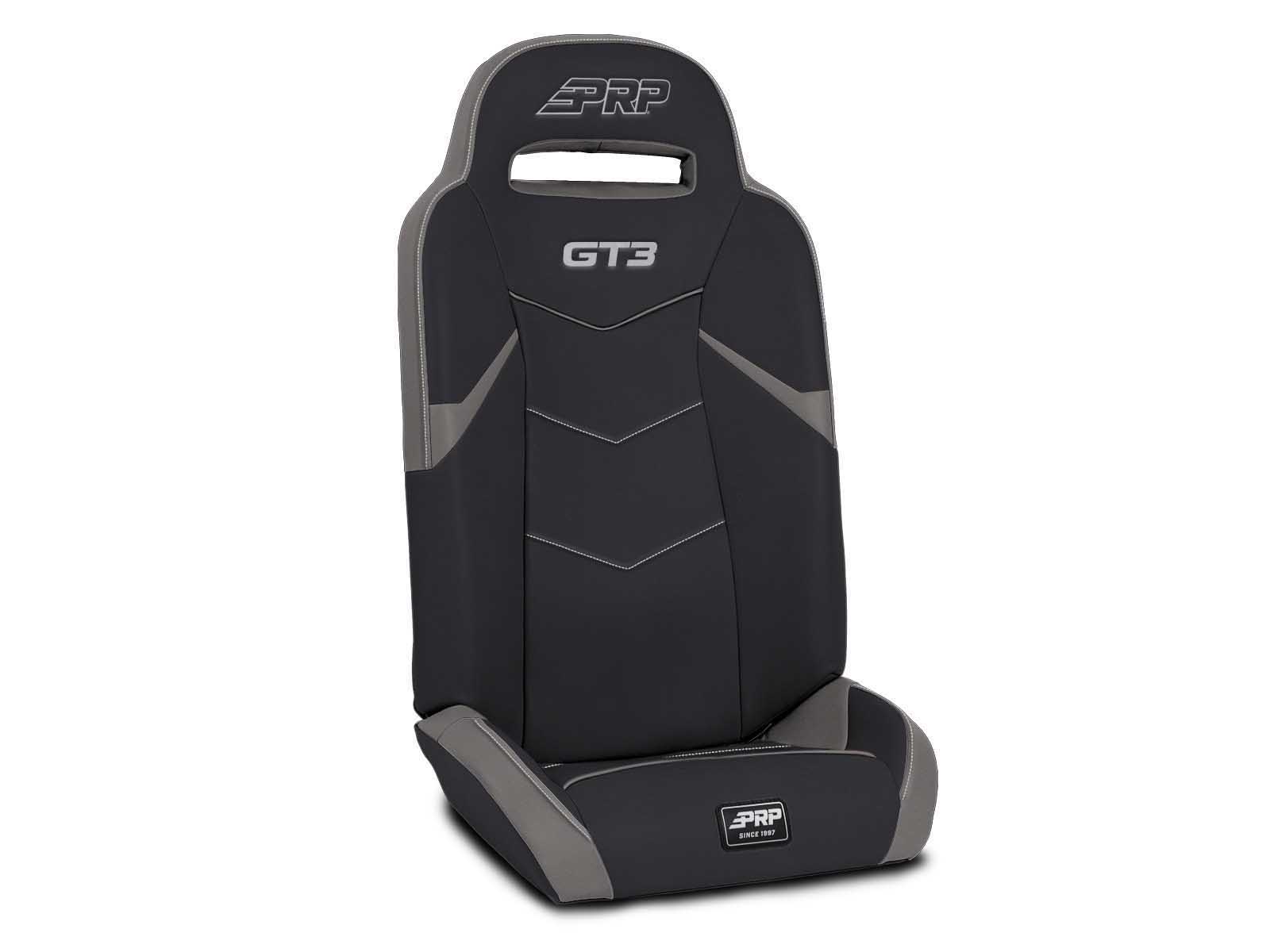 PRP Seats A7208-PORXP-203 GT3 Fold Flat Rear Suspension Seats for Polaris Pair Gray