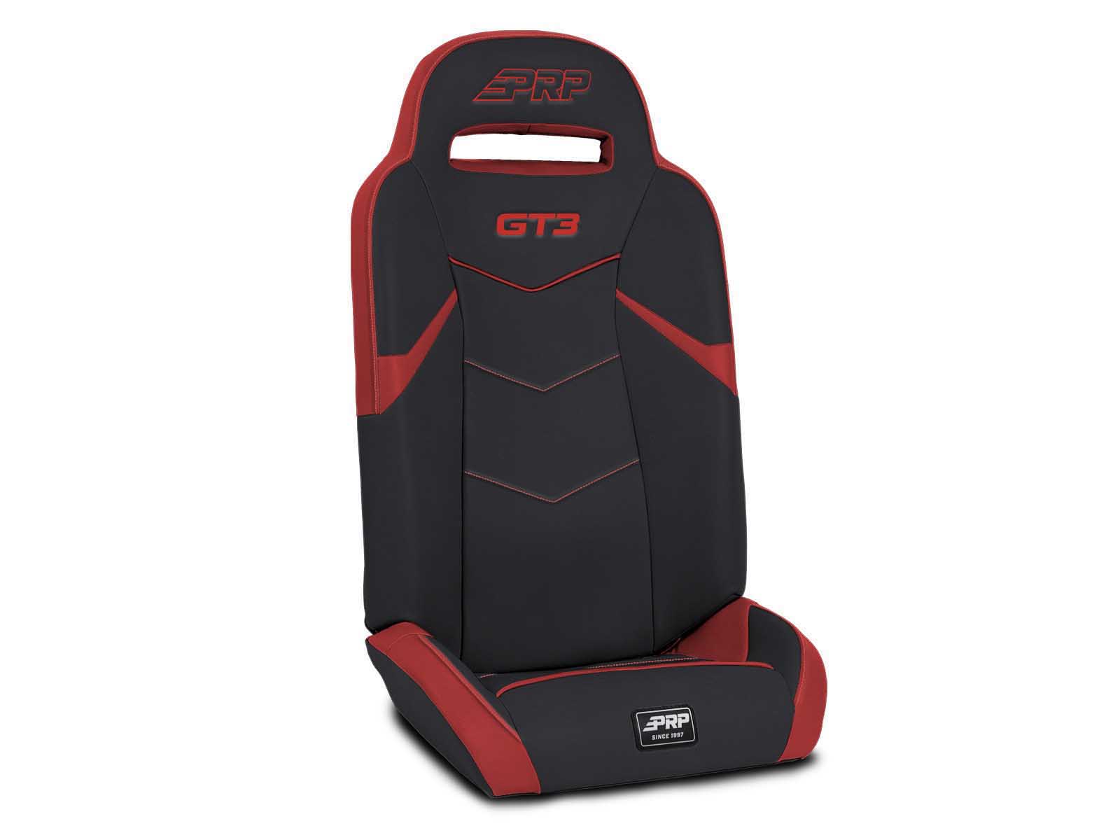 PRP Seats A7208-PORXP-204 GT3 Fold Flat Rear Suspension Seats for Polaris Pair Red