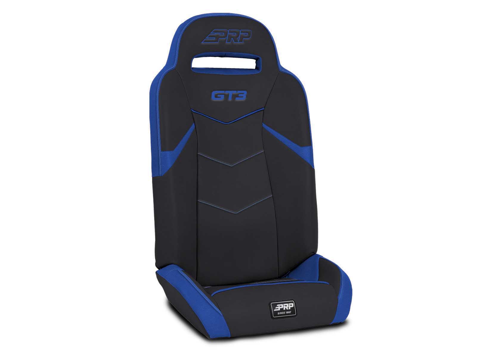 PRP Seats A7208-PORXP-V GT3 Fold Flat Rear Suspension Seats for Polaris Pair Blue