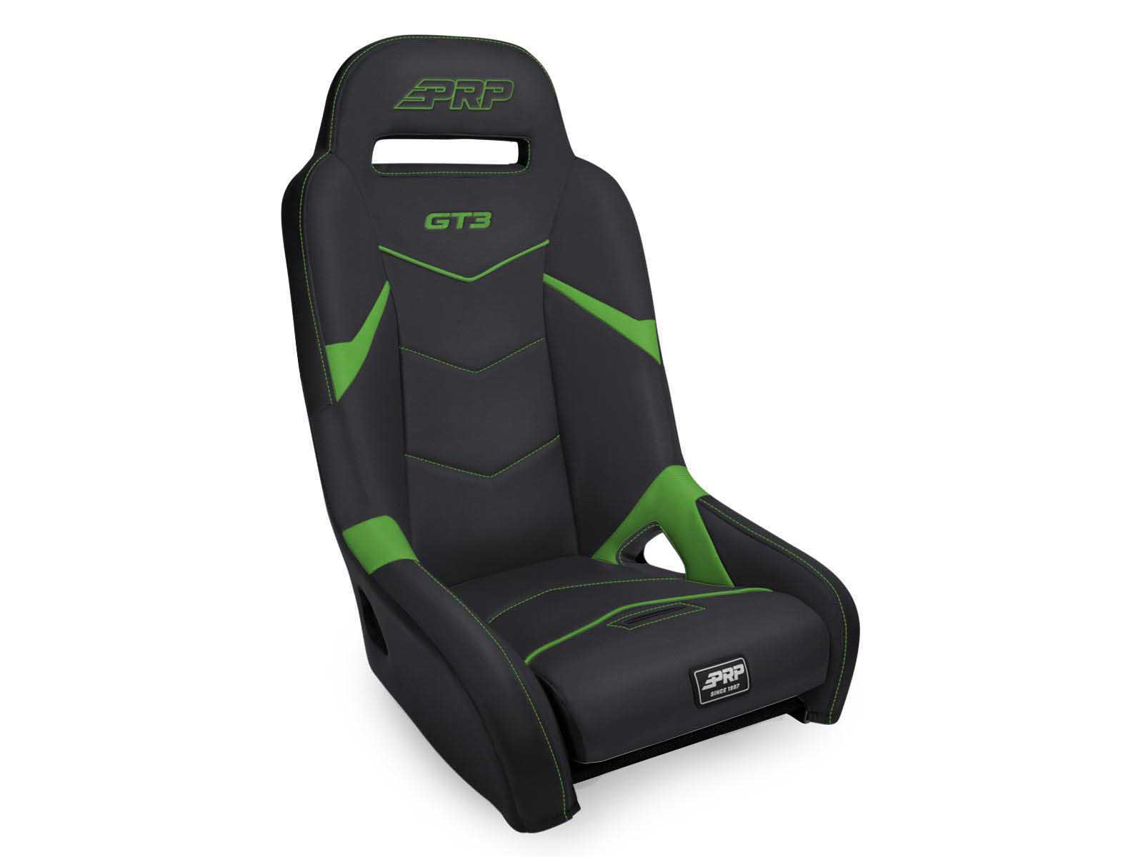 PRP Seats A7301-PORXP-W GT3 Suspension Seat Black and Green