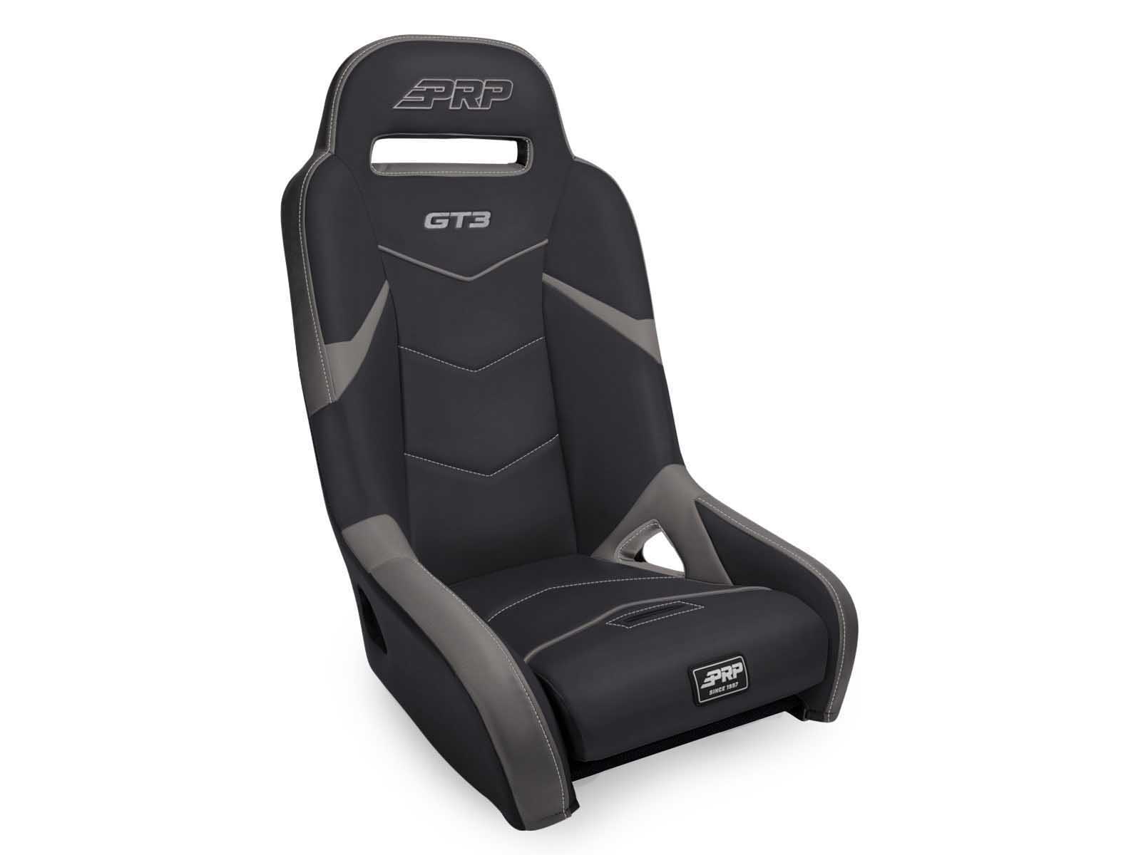 PRP Seats A7308-203 GT3 Rear Suspension Seat Black and Gray