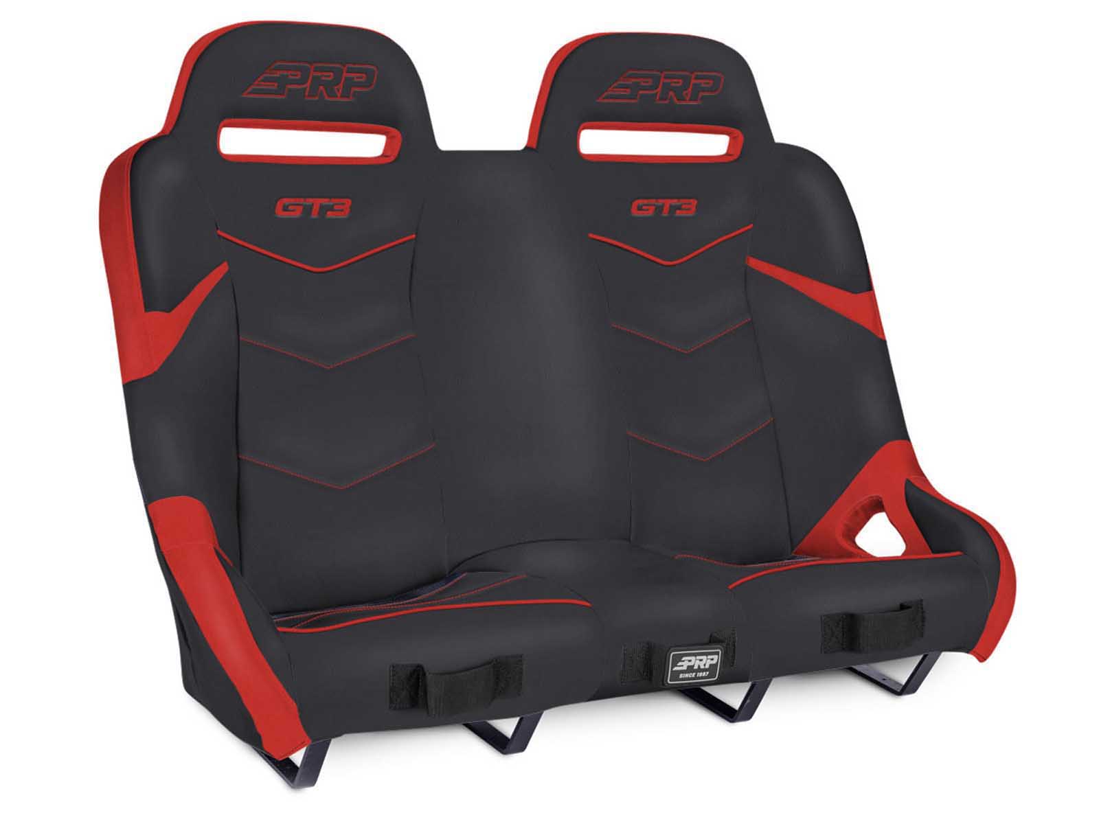 PRP Seats A74-237 GT3 Rear Suspension Bench for Polaris RZR Red