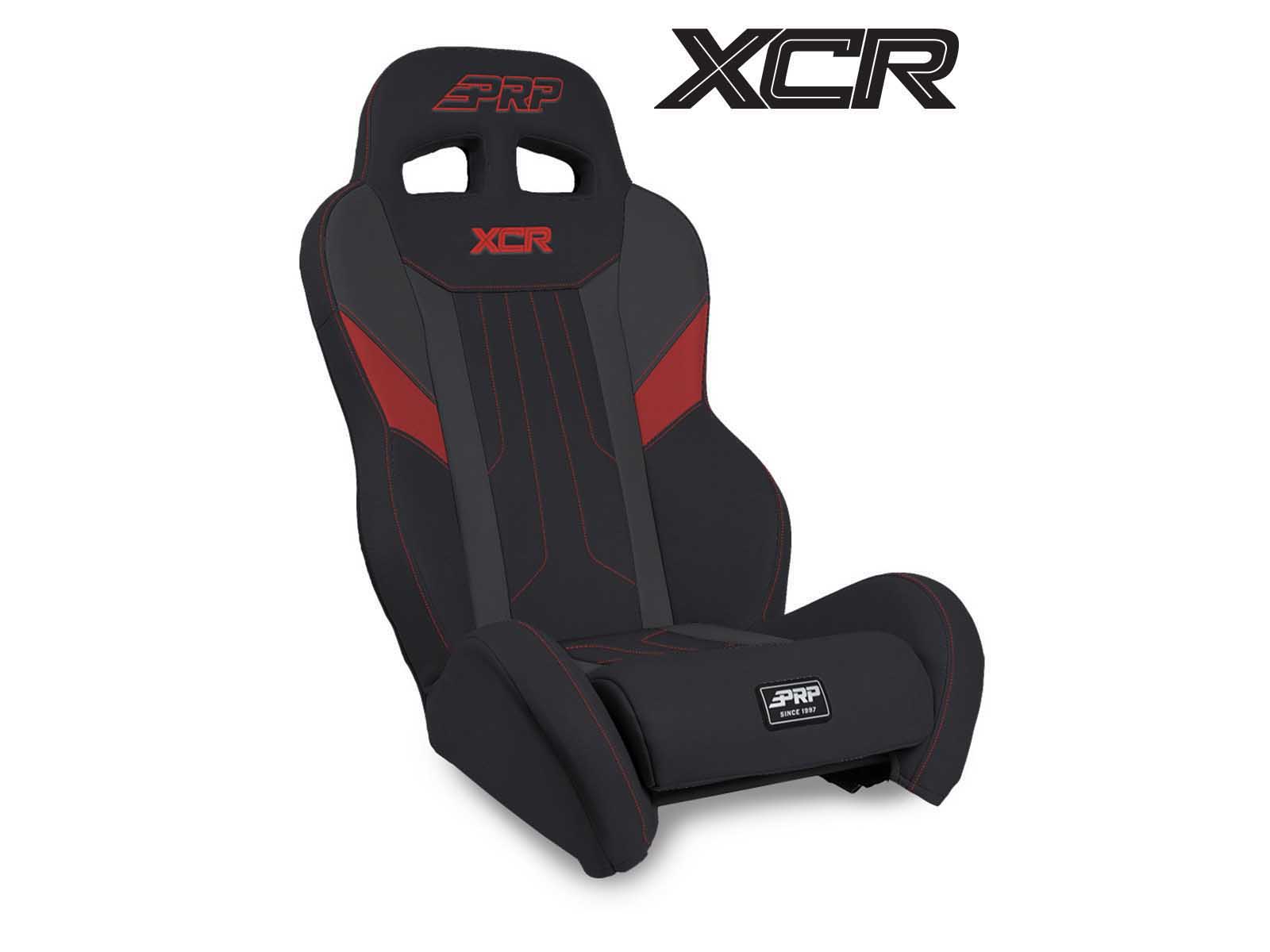 PRP Seats A8008-204 XCR Rear Suspension Seat Black and Red