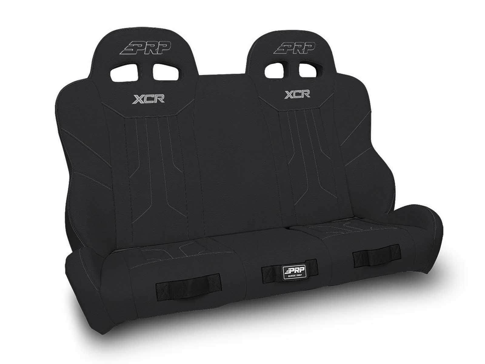 PRP Seats A8201-PORXP-QR-201 XCR Quick Release Rear Suspension Bench Seat for Polaris Black