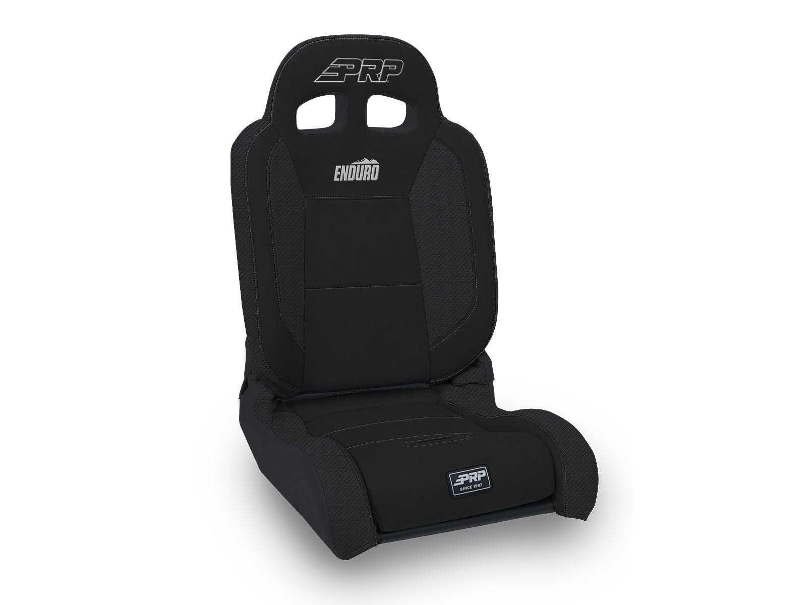 PRP Seats A8701045-241 EnduroDaily Reclining Suspension Seat Black Suede Passenger
